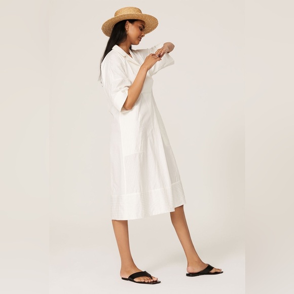 NWT Club Monaco Textured Shirt Dress - Picture 2 of 11